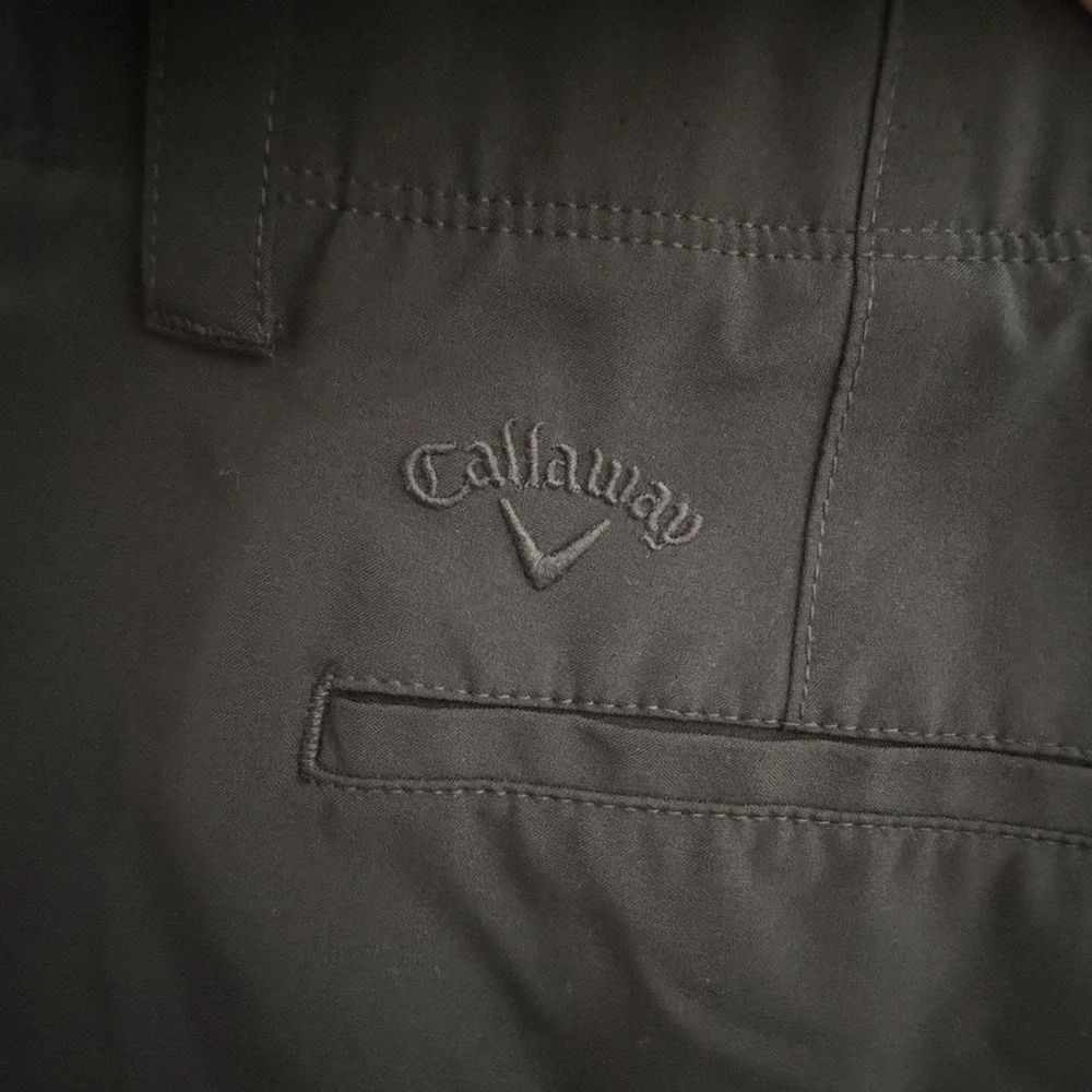 Callaway Golf Mens Performance Shorts 36‎ Black Lightweight Preppy